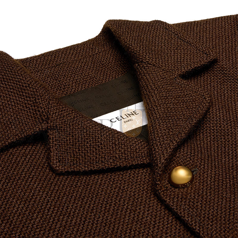 CELINE VIVIENNE JACKET IN WOOL TWEED 